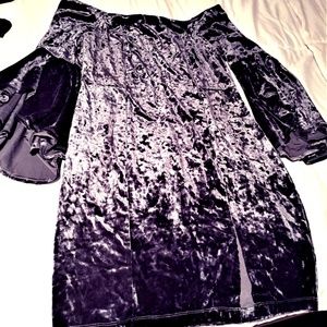 Strapless Velvet Body-Con Dress